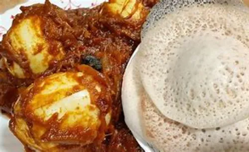 Appam Egg Roast